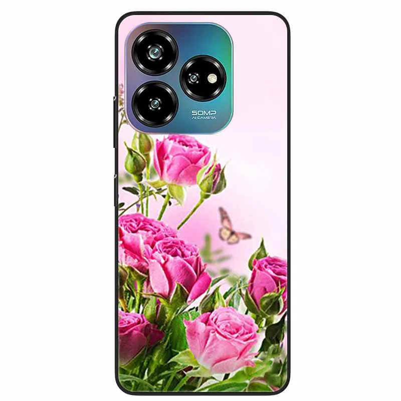 ZTE Blade V60 Design Black Soft TPU Silicone Back Cover - Sleek Protective Phone Case