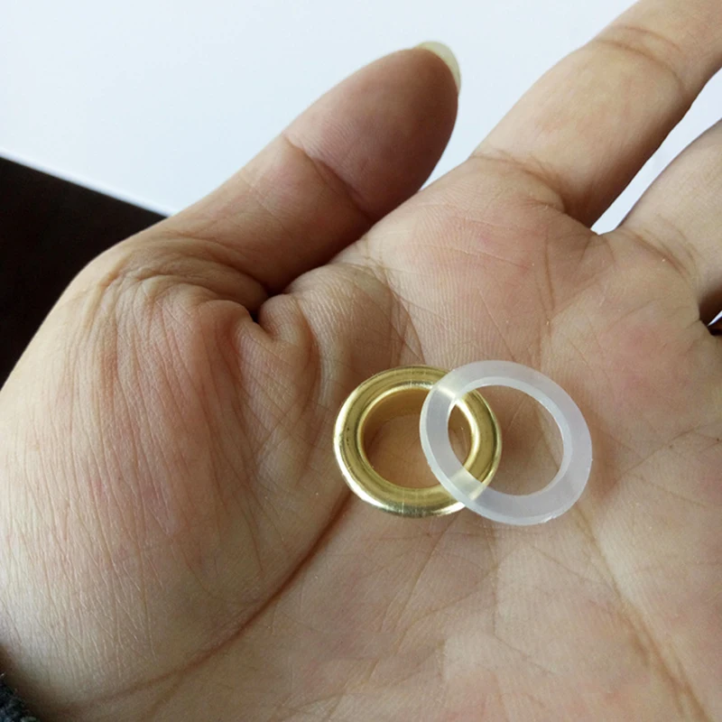 100pcs Silicone Washer Shim Spacer Washer Gasket Rings Eyelets O-Ring Flat DIY clothing Material eyelet grommet ring eyelet grommet ring kit grommet eyelet kit