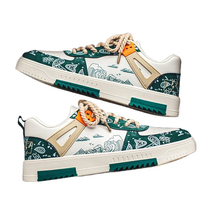 Men's Summer Casual Board Shoes Comfort Running Sneakers Lightweight Outdoor Anti Slip sports shoes Trendy versatile shoes Men