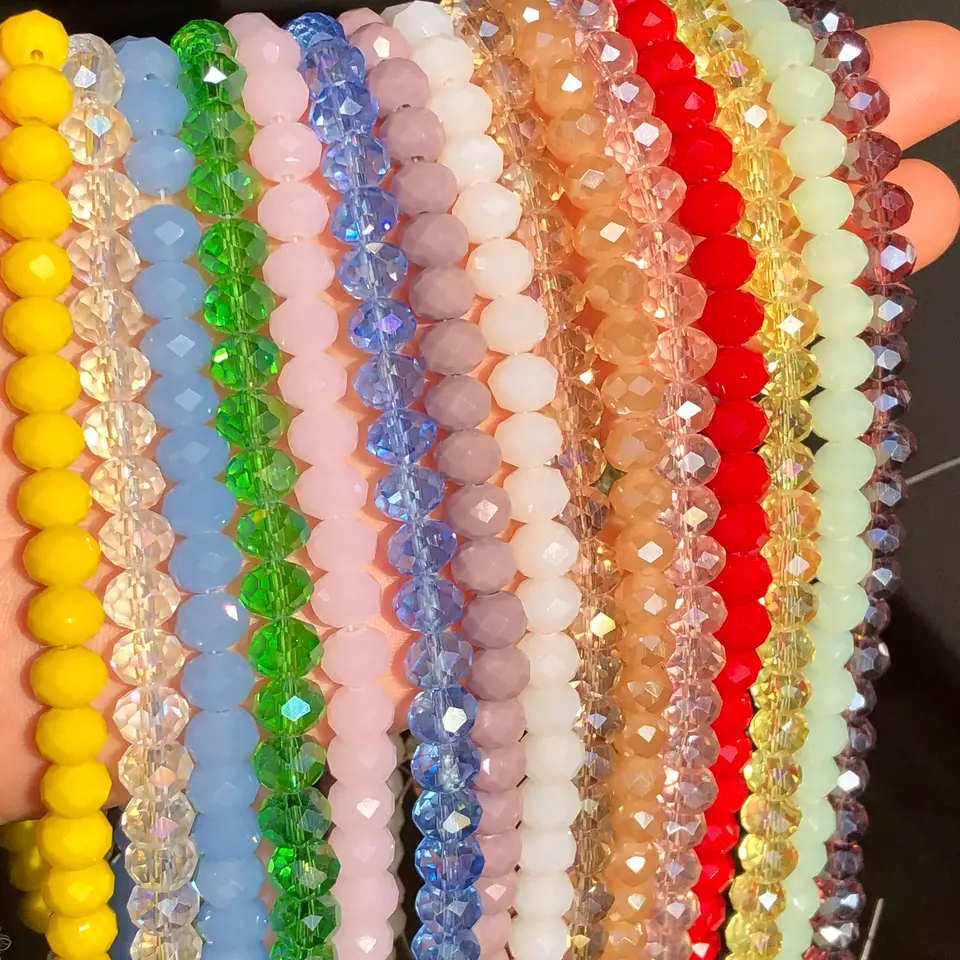 Lot De 10 à 200 Perles D'espacement Rondes Lisses En Acrylique