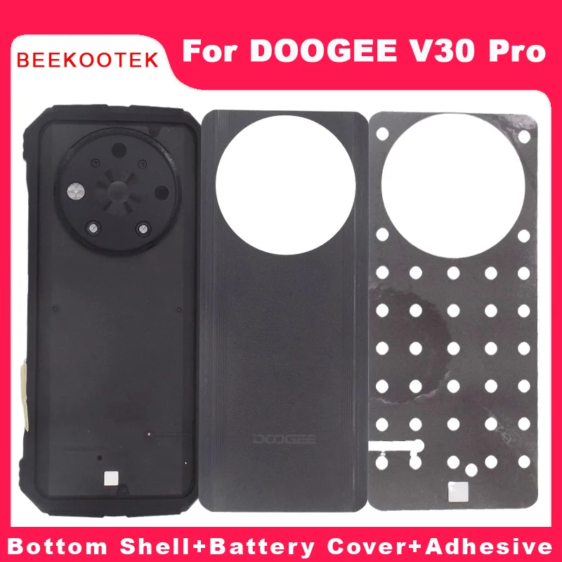 

New Original DOOGEE V30 Pro Battery Cover Back Cover Bottom Shell With Foam Adhesive For DOOGEE V30 Pro Smart Phone