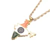 India Map Flag Pendant Necklaces Indian Jewelry 3