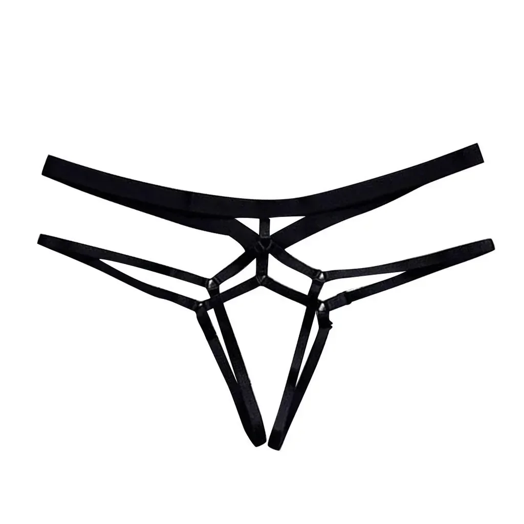 Women Lingerie Women's Panties Open Crotch Thongs Hollow Briefs G Strings T-Backs Erotic Costume Open Thongs women lingerie