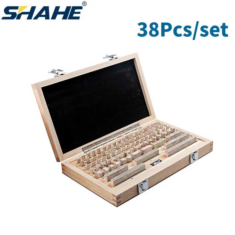 38pcs/set 1 Grade 0 Grade Inspection Block Gauge Test Caliper Blocks
