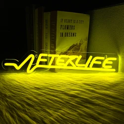 Cyberpunk Neon Wall Light (Yellow)