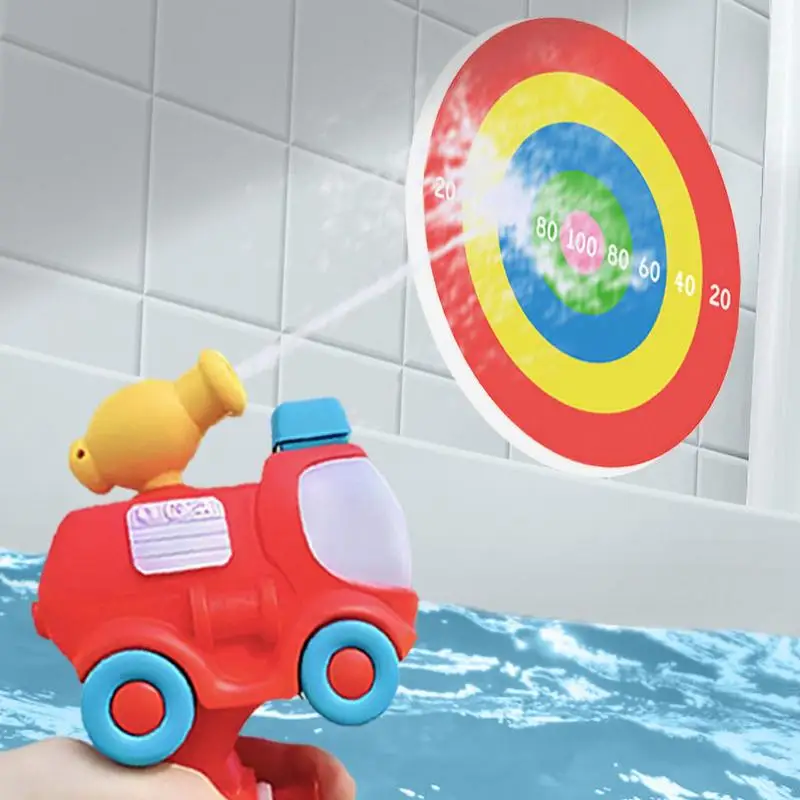 Water Squirter Toys Cartoon Firefighter Water Squirter Water Game Fighting Play With Smooth Edges For Swimming Pool Beach Park 3