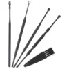 Ear Cleaner Double-head Earwax Scoops Removal Tools Portable Picks Cleaning Kit 6