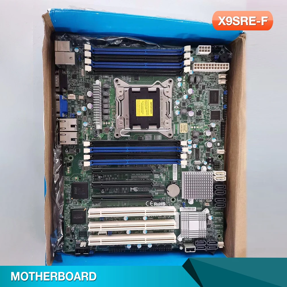 X9Sre-F Per Scheda Madre Supermicro Unidirezionale E5-2600/1600 V1/V2 Famiglia Ddr3 Pci-E 3.0 Lga2011