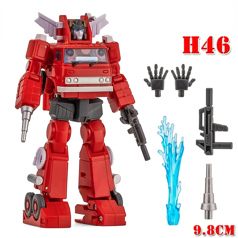 

9.8cm NEW Small Scale Transformation NewAge NA H46 Inferno Backdraft Fire Truck G1 Action Figure Toys Gift Collection Hobby