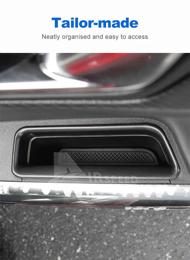  2PCS Lagerung Box Für Ford Mustang Dark Horse EcoBoost GT S650 2024 2025 2026 Auto Innen Tür Griff Organizer zubehör – Detail 3