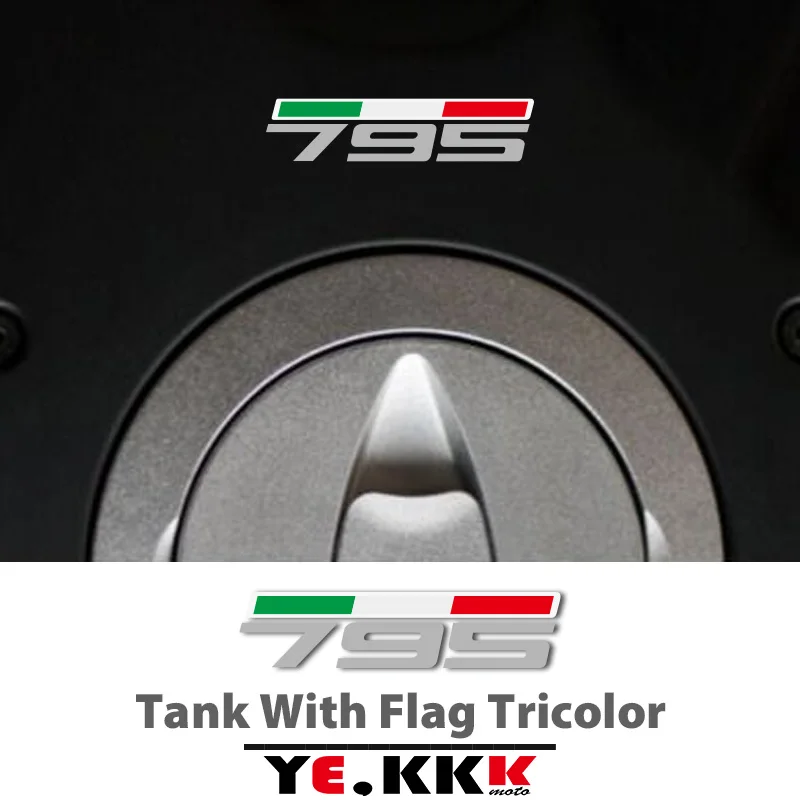 

1 Sticker For DUCATI 795 SP EVO Panigale S Monster Tank Flag Tricolor Sticker Decal Customization
