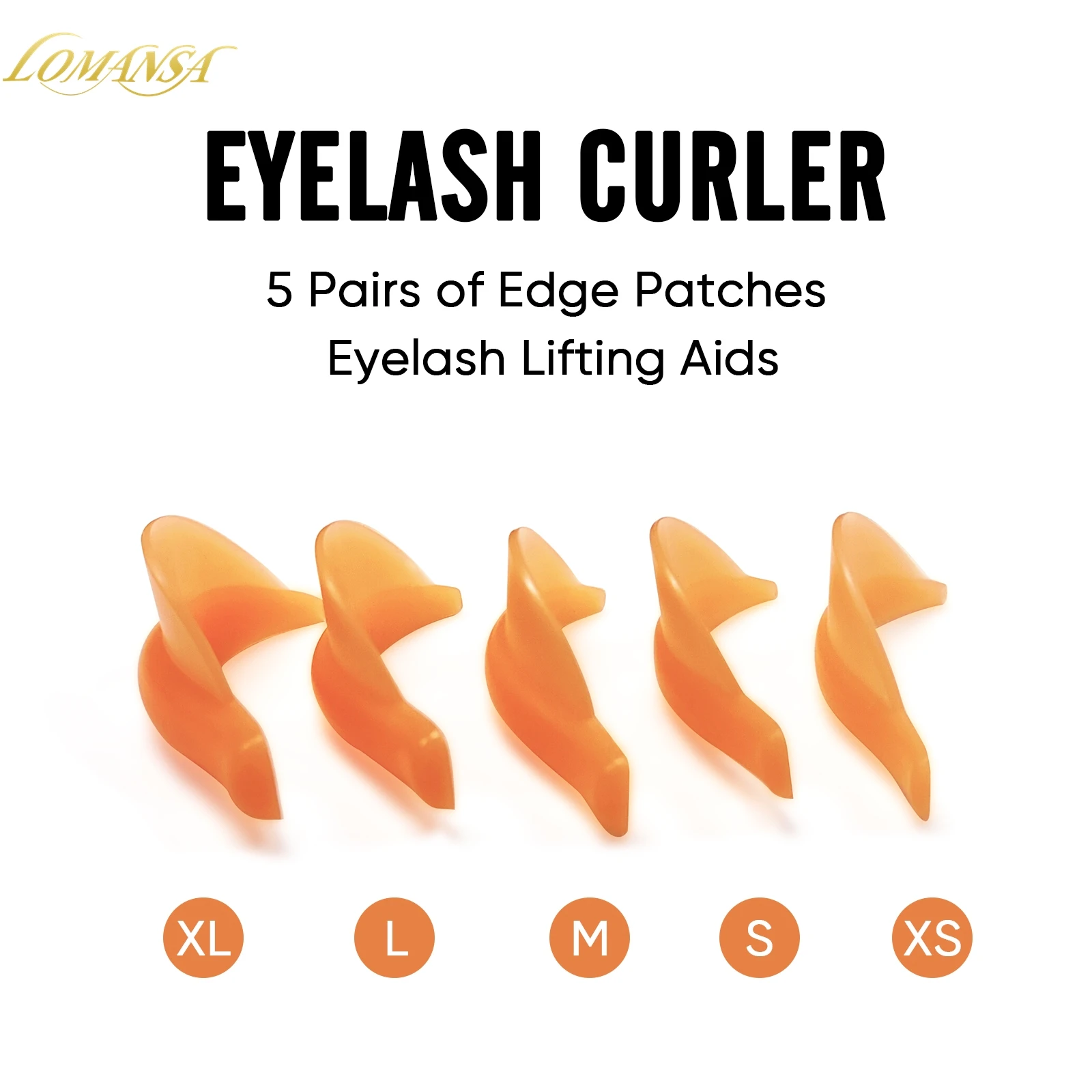 Description Picture 5 of itemLomansa 5 Pairs U Curl Silicone Eyelash Perm Pads Sticky Lashes Rods Shield Lifting 3D Eyelash Curler Accessories Makeup Tools