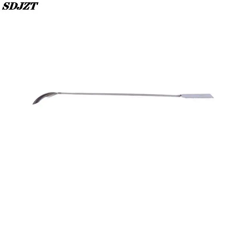 lab supplies Horn Spoon,Medicinal ladle with Spatula,Home Household Handy Tools Length 200mm Laboratory Supplies for Teaching