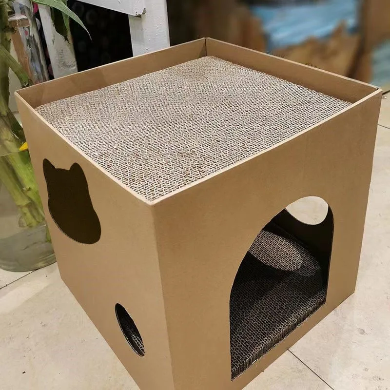 

Cat Claw Board Nest Clearance Price Corrugated Paper Cat Claw Board Grinding Claw Cardboard Box Cat House Villa Cat Cat Cat Card