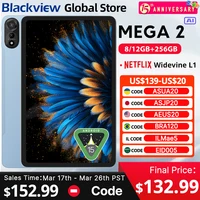 Blackview MEGA 2 Tablets 12 inch 2K Display Widevine L1 Android 15  24GB(8+16) 256GB 9000mAh AI Main Camera Pad PC 1