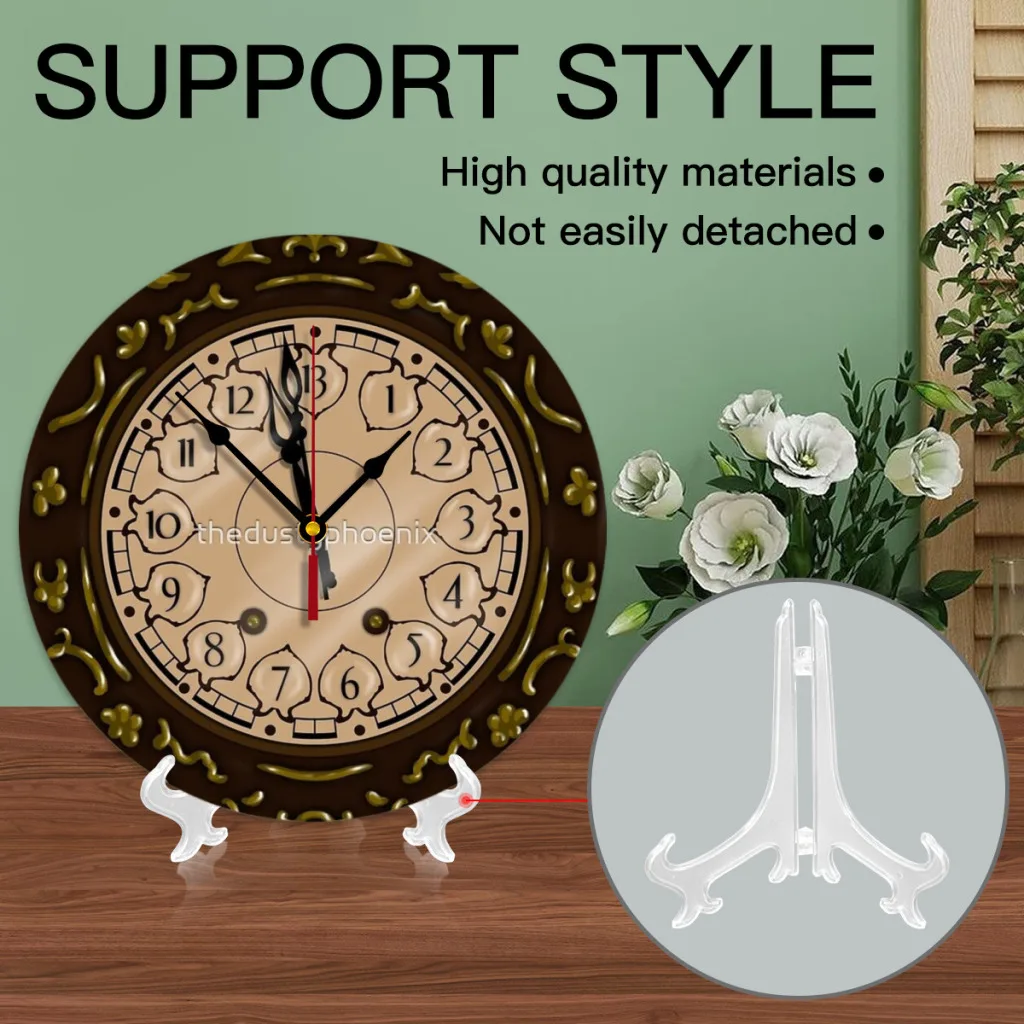 13th Hour Modern Simple and Wall Hung Clock for Study Bedroom Living Room Bathroom 4