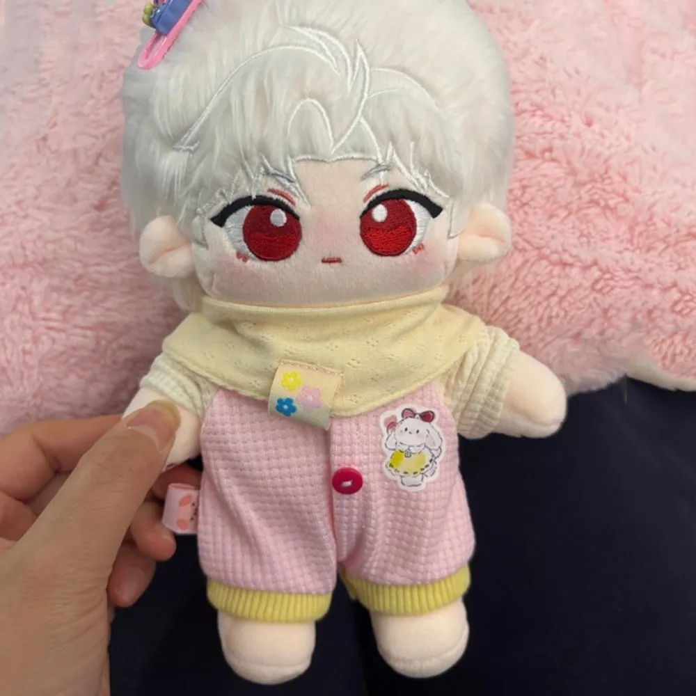 Jumpsuit 20cm Cotton Doll Clothes Rabbit Pattern Cartoon Cute Doll Clothes Dress Up Cute Cotton Doll's Clothes 20cm Cotton Doll