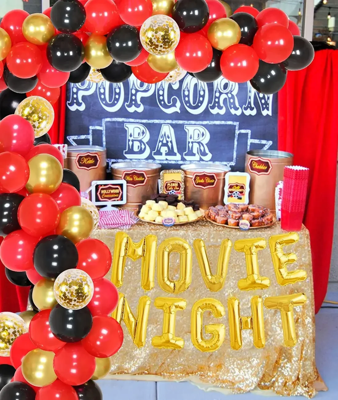 Hollywood Birthday Party Centerpiece | Hollywood Birthday Party Decoration  Ideas