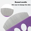 Pet Grooming Comb - Flea Comb for Cats & Dogs, Curved Design for Face & Body, Mini Detangling Brush for Pets 4
