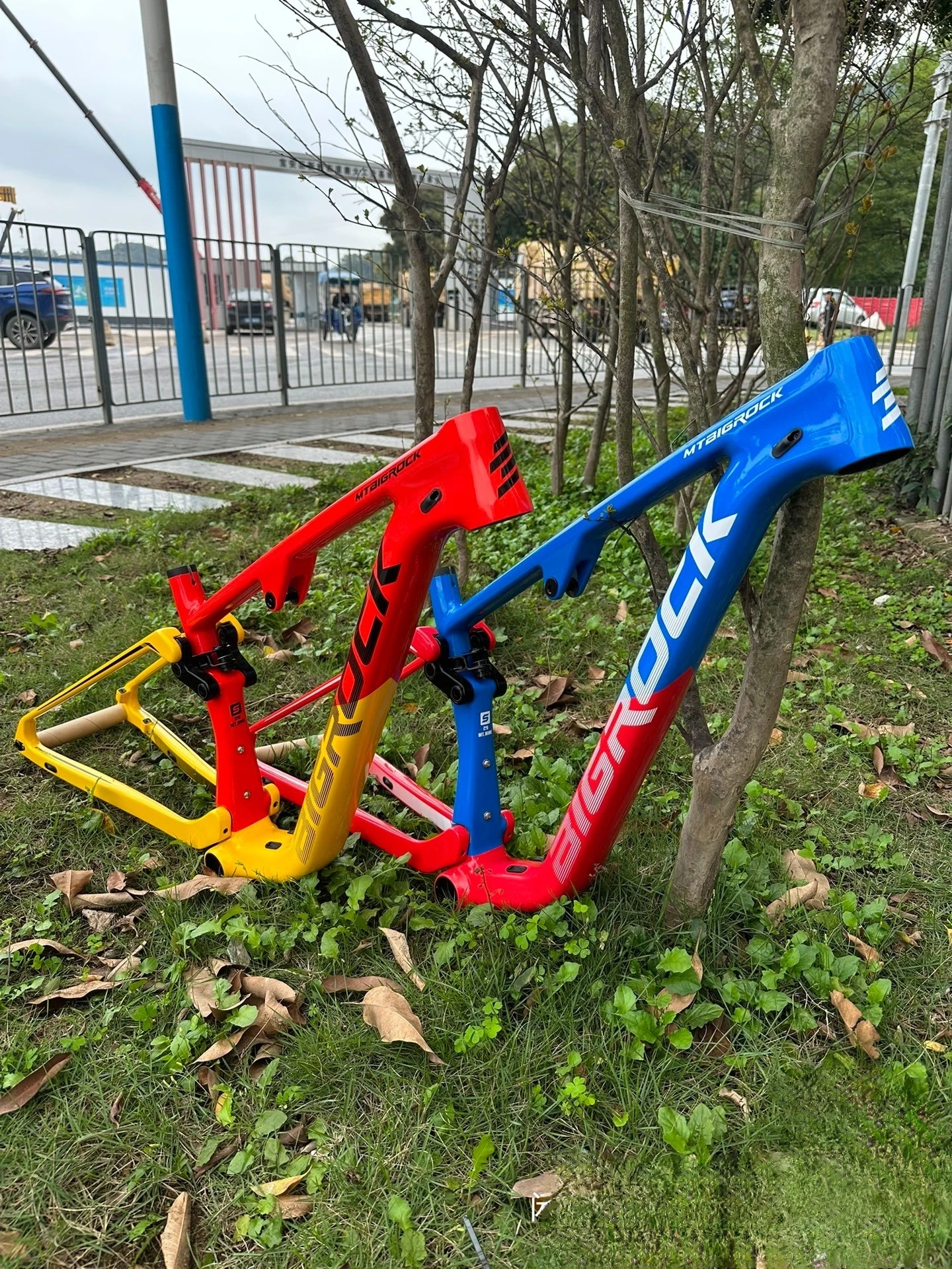 Bigrock Carbon Soft Tail Frame carbon XC off-road 29er mtb frame fullsuspension mtb bike Travel 150 VPP MTB Bike Frame 148Boost
