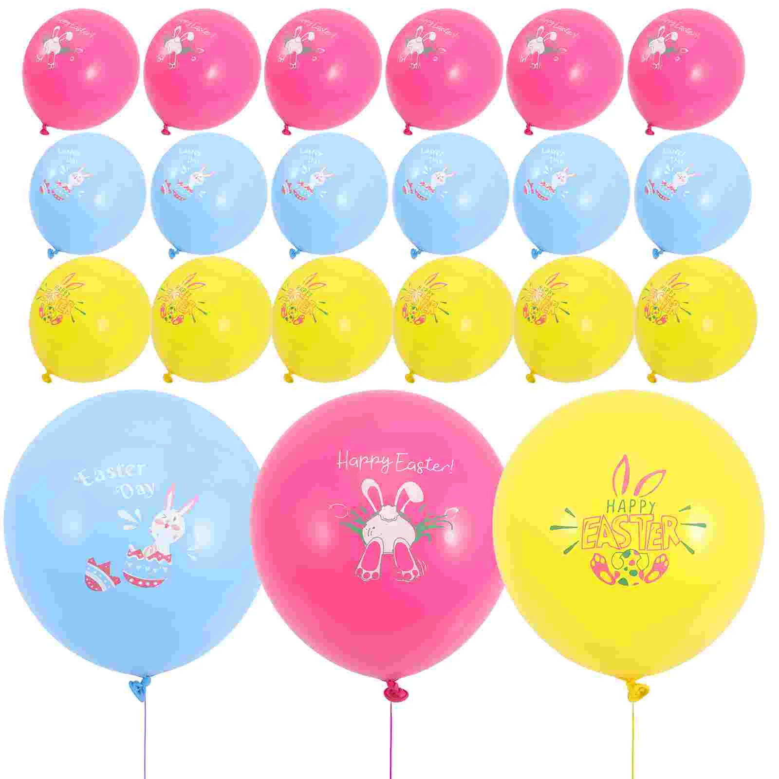 

30 Pcs Bunny Balloon Photo Booth Decorate Latex Emulsion Spring Party Easter Decoration