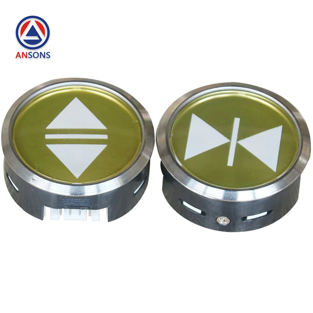 

KAN-J081 13822394 Hitachi Elevator Push Button COP LOP HOP Circular Stainless Steel Button Ansons Elevator Spare Parts