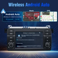 Autoradio STWEI Linux avec CarPlay sans fil, Android Auto, radio FM, Bluetooth, lecteur multimédia pour BMW Série 3 E46 M3, lecteurs vidéo pour voiture 5