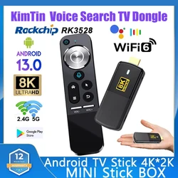 H96Max M3 Smart TV Stick Android 13 RK3528 8K WIFI6 Build In Voice Control Android TV Box 2GB 16GB OTA BT5.0 Mini PC