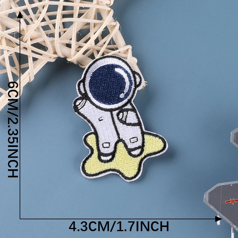 5 parches bordados de la NASA para planchar o coser, parches punk  espaciales, decoración de apliques para jeans, chaquetas, ropa de niños,  bolsa