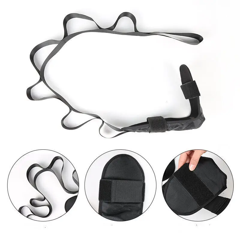 Yoga Belt Segmented Hamstring Stretching Belt Assisted Foot Stretching Rehabilitation Training Ankle Joint Protection Equipment