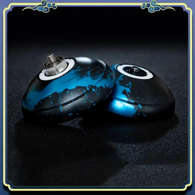 ABTJ-Professional Butterfly Yoyo Alloy Responsive Yoyo 10 Ball Bearing Yoyo For Advanced Player With 10 Strings 5