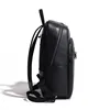 2024 Fashion New Brand Natural Cowskin Genuine Leather Men's Backpack Large Capacity Shoolbag Boy Laptop Backpack Computer Bag 3