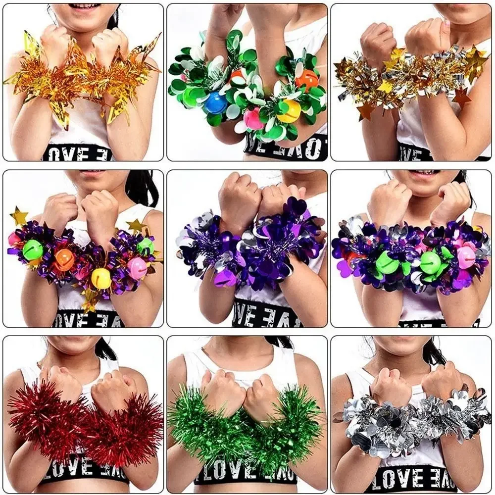 2pcs Apply to Sports Sports Game Pompoms 10 Styles Cheap Practical Cheerleading Cheering Flower Ball Games Bracelet