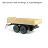 CROSS 1/12 RC Model Car Semi Trailer Truck Bucket T003 for Tractor 108MM Wheel TH10470 1