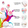 MIZHSE 15G Extension Nail Gel Non Stick Hand Solid Easy Stick Nail Patch Gel No Flowing Non Sticky Builder Gel Clear Nude Pink 4