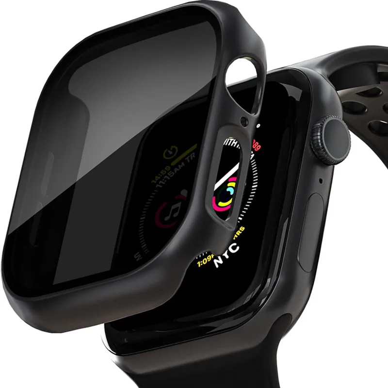 Enhanced Privacy Anti-Spy Hard Bumper Case for Apple Watch - Full Cover Protection