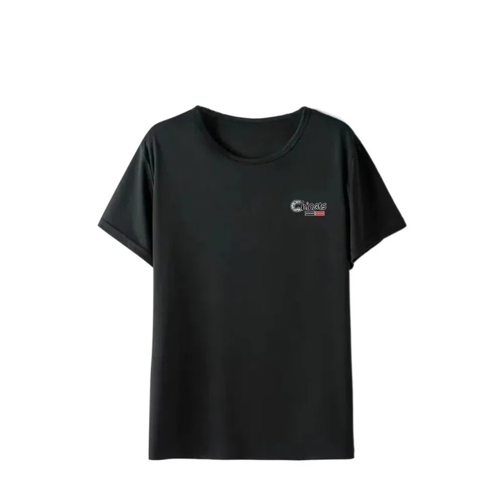 Description Picture 6 of itemLeisure Breathable Ice Silk T Shirts Quick Dry Loose Short Sleeve Sportswear O-neck Thin Men's Sport T-shirt Basketball