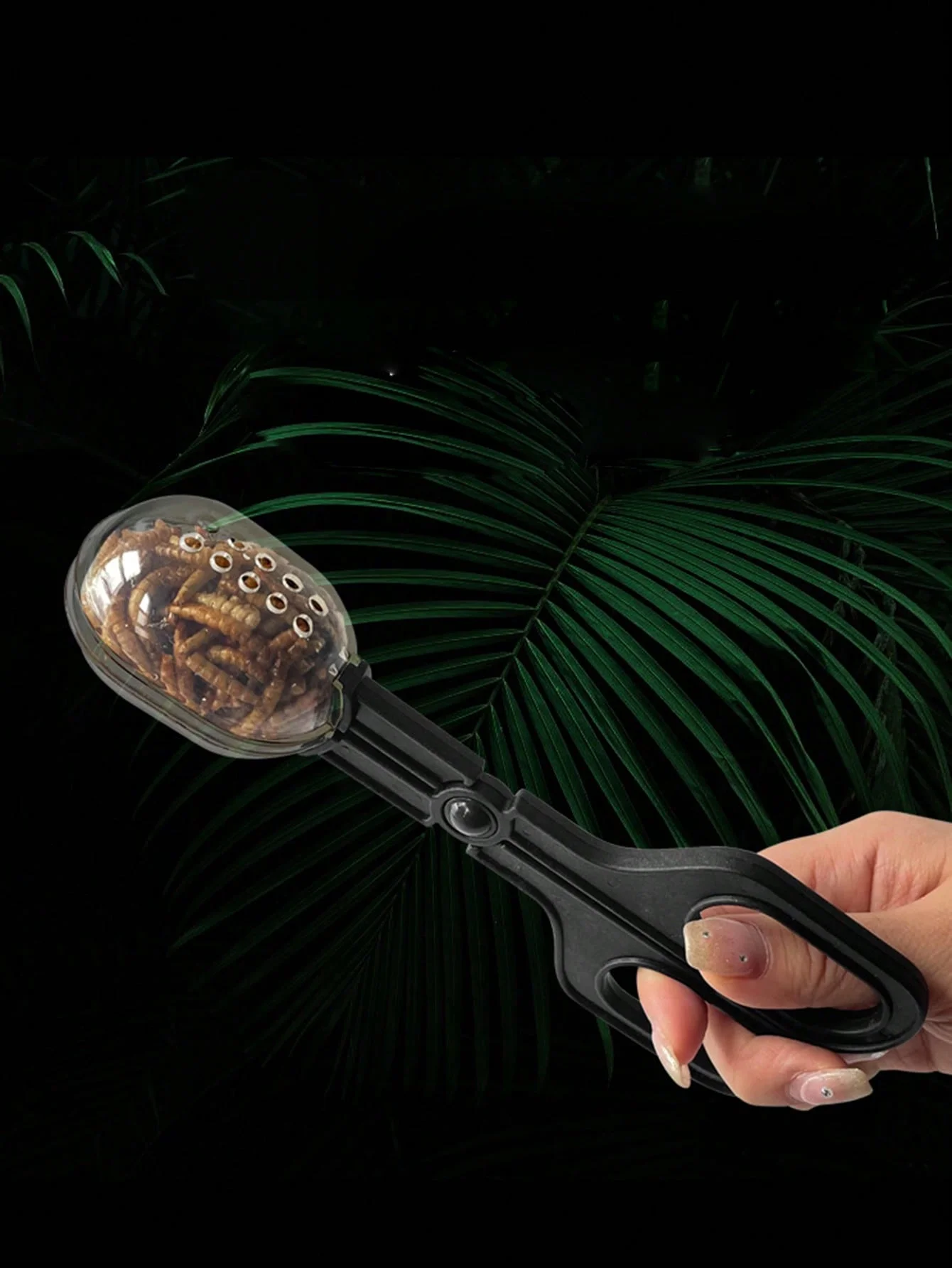 1pc-Crawler, land turtle, lizard, frog, spider, clip, transparent clip, pet cleaning tool