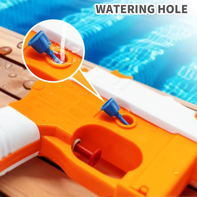 Mauser 2 in 1 Detachable Water Gun, Summer Outdoor Beach Pool Toy with Secret Storage Compartment, Kids Birthday Party Gift 5