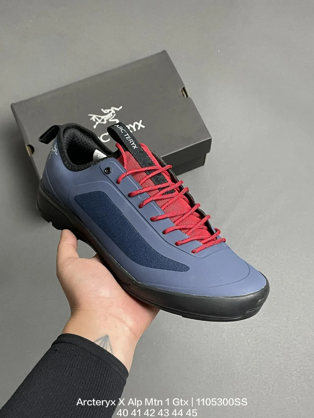 

High Top Arcteryxs Casual Running Shoes Fabric Material Sports Sneaker For Men