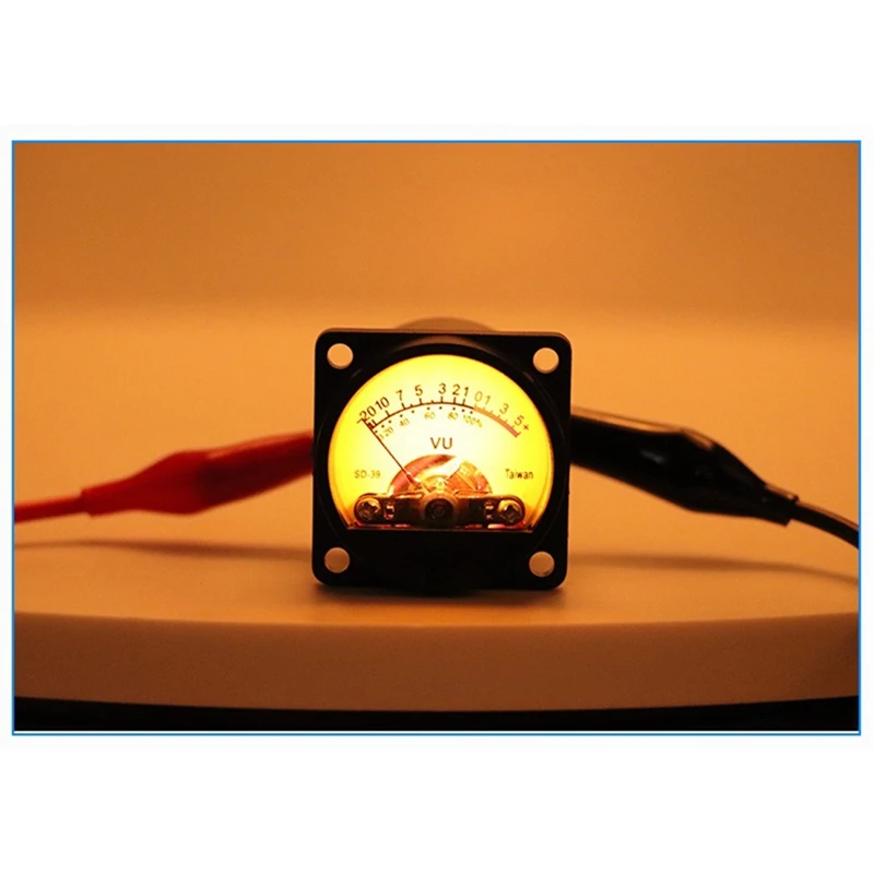 SD-39 Analog Panel 35Mm VU DB Meter Power Amplifier Music Spectrum Analyzer Audio Level Meter W/ Backlight Driver Board 2