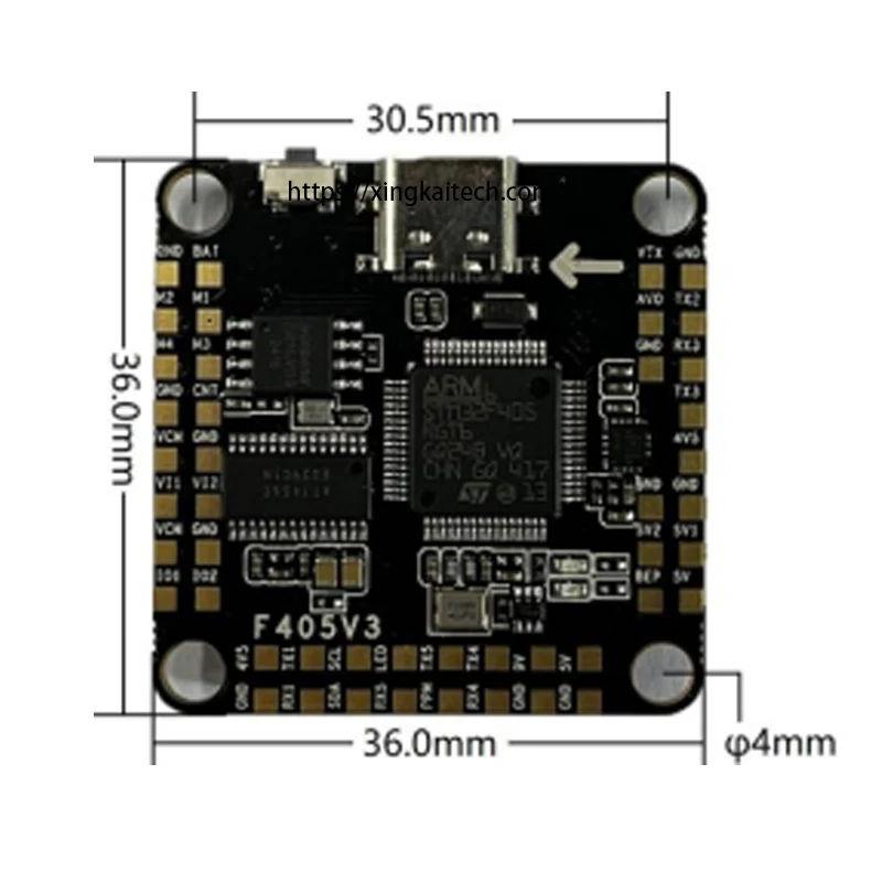 Drone F405 V3 30x30 FC & BLHELIS 50A ESC 4 en 1 pour FPV Freestyle