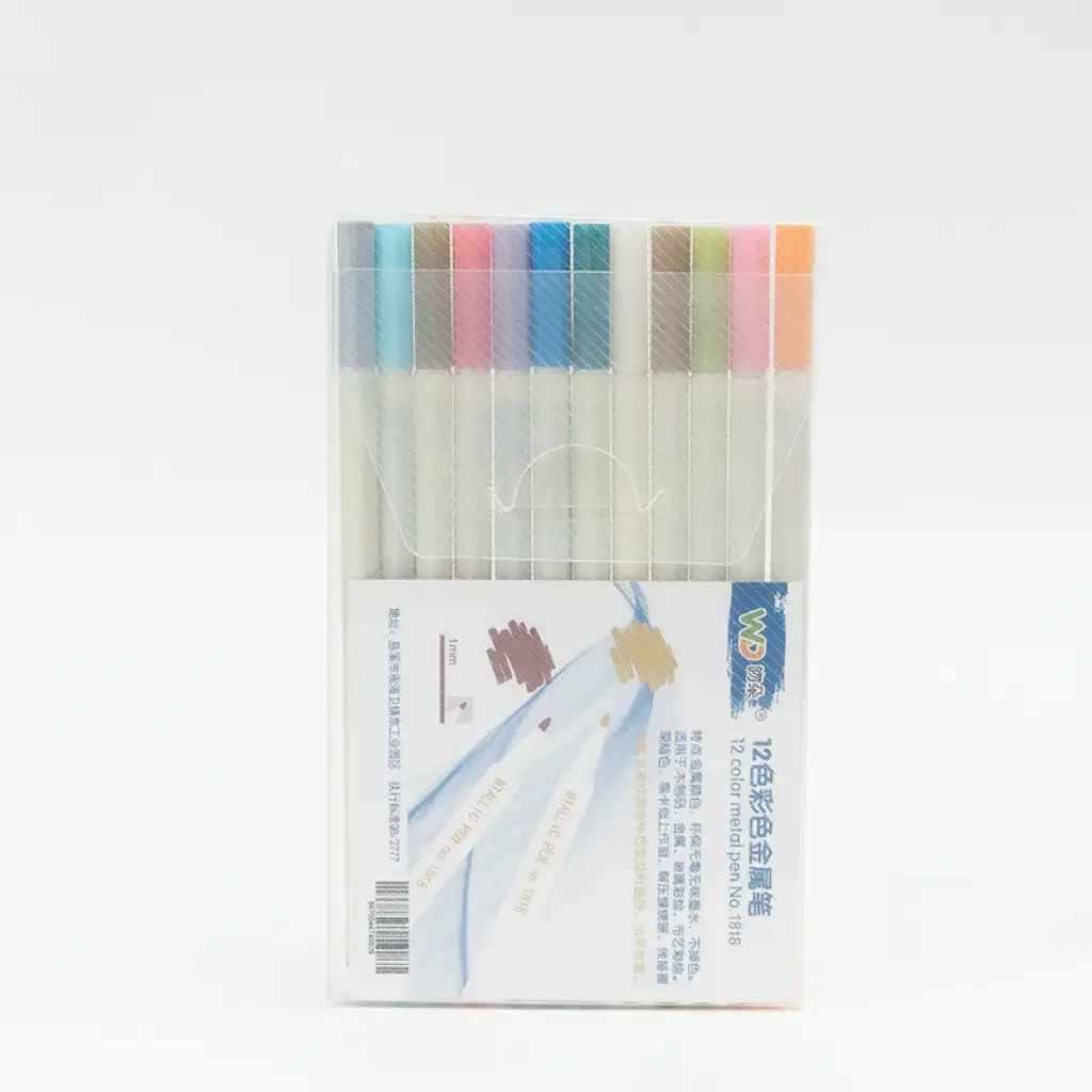 12pcs Metallic Pen,DIY Scrapbooking Crafts Marker stationery 6
