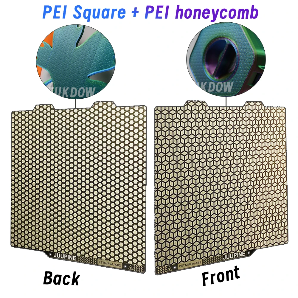 Enhanced Double-Sided PEI Sheet for 3D Printer Heated Bed - 184x184mm