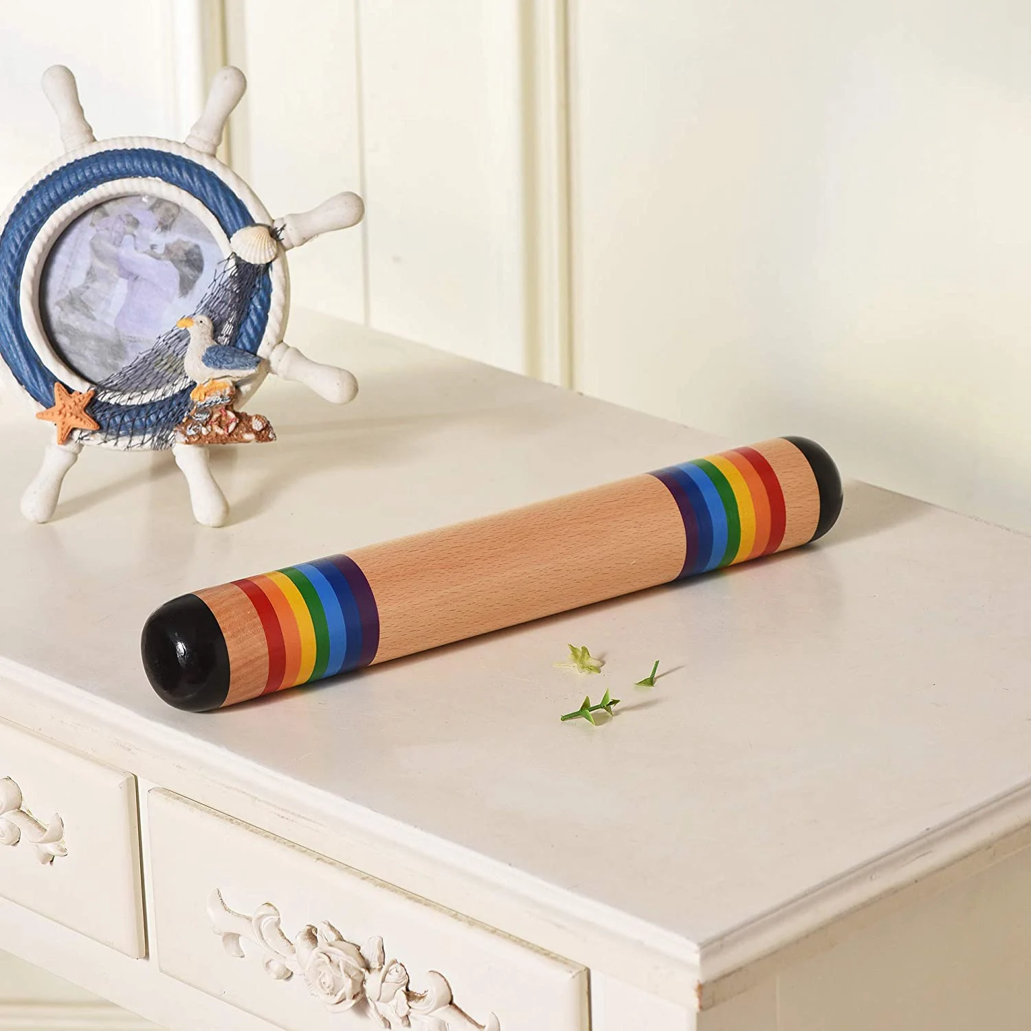 Rain Stick,Wooden Rain Maker Rattle Shaker Rainfall Tube, Musical Instrument Toy for Kids