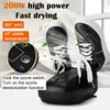 220V/110V Timed Shoe Dryer Deodorant Retractable Shoe Dryer Fast Dryer Heater Deodorizer Dehumidifier Device Foot Warmer Heater 2