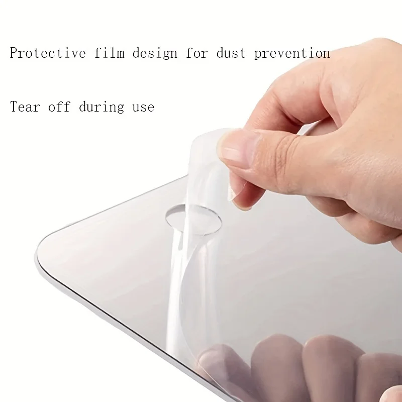 1 PC Deluxe Anti-Fog Shaving Mirror Fogless Bathroom Shower Mirror With Handheld Option For Men And Women Hanging Shower Mirro 4