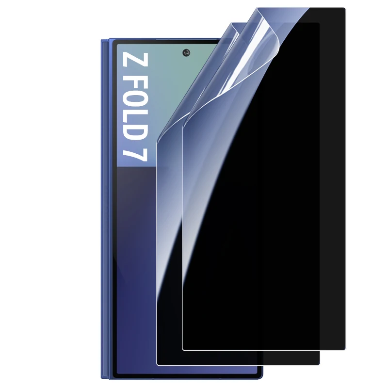 Privacy Tempered Glass & Soft Hydrogel Screen Protector Set with Anti-Peep Technology