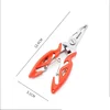 1PC Multifunction Fishing Tools Accessories for Goods Winter Tackle Pliers Vise Knitting Flies Scissors Braid Set Fish Tongs 6