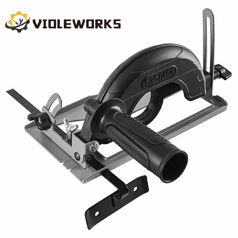 

100-125mm Angle Grinder Converter To Cutter Machine Electric Circular Saw Bracket Base with Wrench Woodworking Cutting Tool